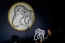 The Luna Park Elephant A Shadow Theatre Performance by Diane Matyas