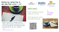 Therapeutic Journaling with Jean: A Morning Ritual (FREE)