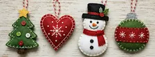 Beginner's Felt Christmas Ornament Workshop