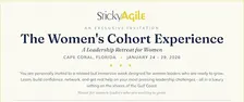 The Women's Cohort Experience - A Leadership Retreat For Women