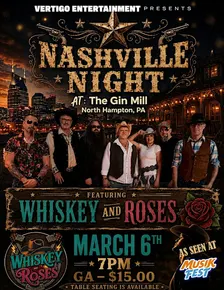 NASHVILLE night with WHISKEY AND ROSES and guest