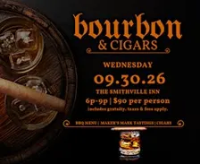 3rd Annual Bourbon & Cigars Night at the Inn