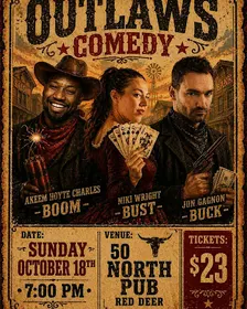 Outlaws Comedy - Red Deer
