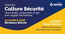 Matinée culture sécurité