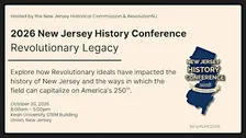 2026 New Jersey History Conference