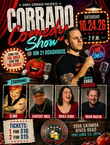 Corrado Comedy Show @ RM 21 Roadhouse: 10/24/26