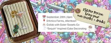 Hobby Ho x Sister Sweets Co Sequin Inspired Cake Decorating
