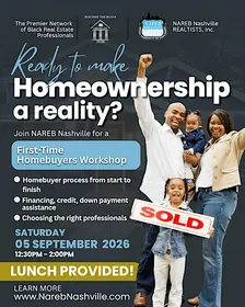 Making Homeownership A Reality : First-Time Homebuyers Workshop
