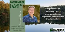 Lunch and Learn with Lyndon Harris: Forgiveness at Ground Zero