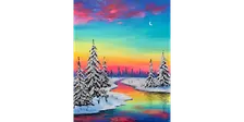 Winter Sunset - Paint and Sip in Sacramento | Classpop!™