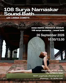 108 Surya Namaskar & Sound Bath