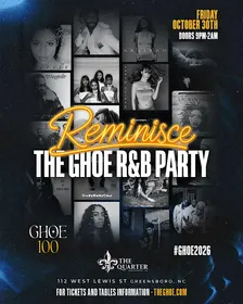 Reminisce: The GHOE R&B Party