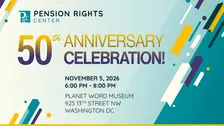 Join Us to Celebrate the Pension Rights Center's 50th Anniversary!