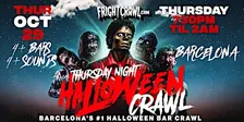 The Fright Crawl | Barcelona Halloween Bar Crawl 2026 | Thursday, October 29