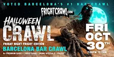 The Fright Crawl | Barcelona's Hottest Halloween Bar Crawl 2026 | Fri, Oct 30