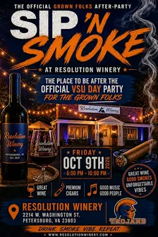 Sip 'n Smoke Homecoming Edition
