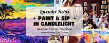 Paint & Sip in Candlelight with gallery cat - beginner-friendly