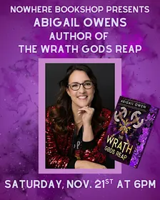 Abigail Owen Author of The Wrath Gods Reap