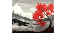Fire and Mist - Paint and Sip in Norfolk | Classpop!™