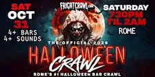 The Fright Crawl | Rome's #1 Halloween Bar Crawl 2026 | Sat, Oct 31