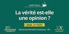 café philo: la vérité est-elle une opinion?