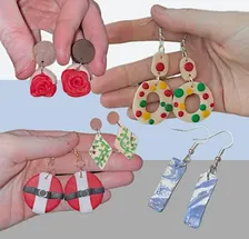 BRSHES, Clay Earring Making  Workshop - Christmas Special! Edinburgh