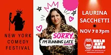 Laurina Sacchetti at the New York Comedy Festival