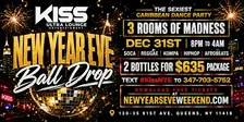 NEW YEARS EVE BALL DROP PARTY AT KISS LOUNGE