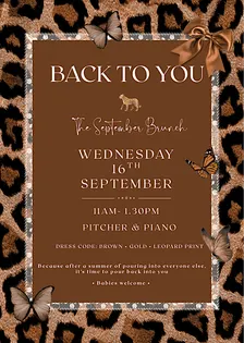 The Content Mamas : Back To You. The September Brunch