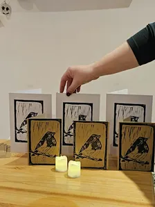 Lino Printing: Festive Christmas Card Making Workshop