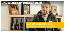 Auf ein Glas Wein mit Manuel Mößner, Baden/Kaiserstuhl + letzte Barplätze +