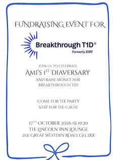 Ami's Fundraiser for Breakthrough T1D