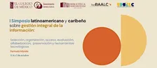 I Simposio Latinoamericano y Caribeño | Gestión Integral de la Información