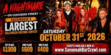 A Nightmare on Congress Street ~ Halloween Themed Bar Crawl ~ Savannah, GA.
