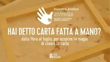 Hai detto carta fatta a mano?