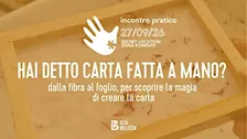Hai detto carta fatta a mano?