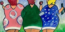 Ma 12 okt | Dikke Dames schilderen | volw/ 16+