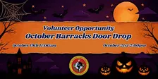 Volunteer Opportunity: October Barracks Door Drop