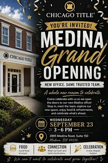 Chicago Title Medina Office Grand Opening