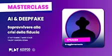Premio PLAY Festival 2026 - AI & DEEPFAKE [Dom 27 settembre, ore 11:00]