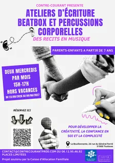 Ateliers d'Ecriture Beatbox et Percussions Corporelles