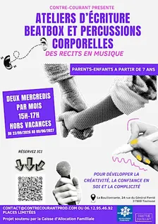 Ateliers d'Ecriture Beatbox et Percussions Corporelles