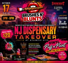 Brushes N’ Blunts Vinyl Paint Party