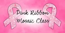 Pink Ribbon glass mosaic class at The Vineyard at Hershey