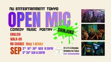 Shinjuku Open Mic (Wed, English, walk-on) @Sirocco Bar