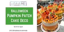 Halloween Pumpkin Patch Cake Decorating
