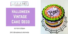 Halloween Vintage Cake Deco