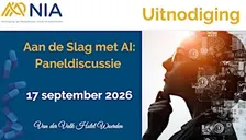 Aan de slag met AI: Paneldiscussie op 17 september 2026