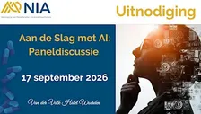 Aan de slag met AI: Paneldiscussie op 17 september 2026