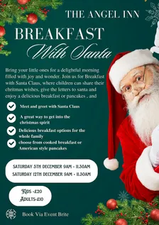 Breakfast with santa - The Angel inn